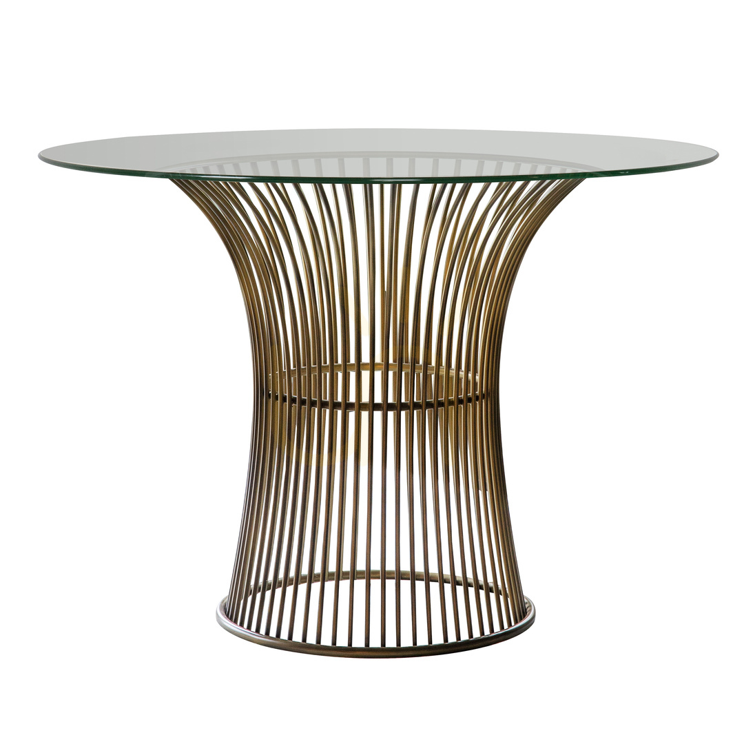 Verifica Masă de dining Gallery Direct Zeppelin bronz sticlă/fier 110x110x76 cm 5059413114427 Masă de dining Gallery Direct Zeppelin bronz sticlă/fier 110x110x76 cm 5059413114427