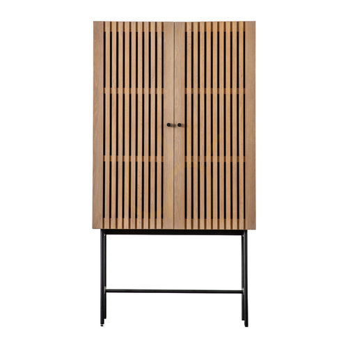 Verifica Dulap cocktail 2 uși Gallery Direct Okayama stejar 86x35x160 cm 5059413421129