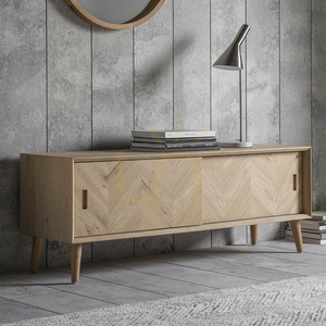 Raft TV Gallery Direct Milano stejar 140x40x50 cm 5055999242974 small 1