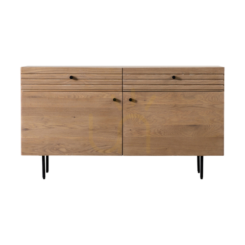 Verifica Dulap Gallery Direct Okayama stejar 2 sertare 2 uși 131x45x72 cm 5059413421105