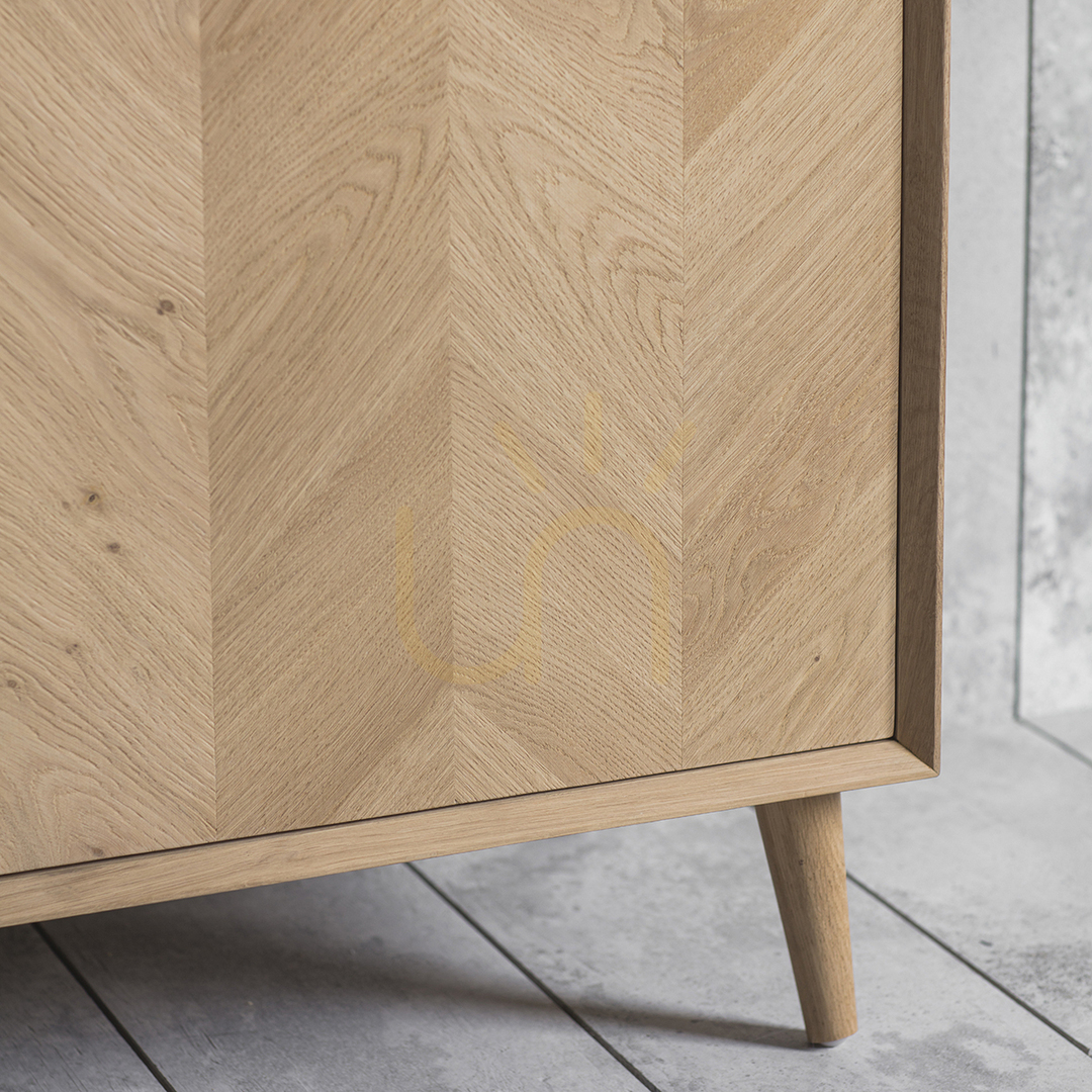 Verifica Sideboard Gallery Direct Milano 160 cm stejar 2 uși 3 sertare chevron 5055999242981 Sideboard Gallery Direct Milano 160 cm stejar 2 uși 3 sertare chevron 5055999242981