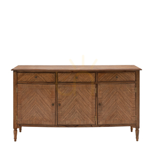 Dulap Gallery Direct Highgrove 3 uși 3 sertare Peroba Mindi 170x95x48,5 cm 0 Dulap Gallery Direct Highgrove 3 uși 3 sertare Peroba Mindi 170x95x48,5 cm small 0