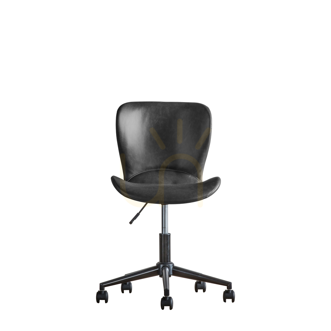 Verifica Fotoliu pivotant Gallery Direct Mendel charcoal piele ecologică 5059413396090 Fotoliu pivotant Gallery Direct Mendel charcoal piele ecologică 5059413396090