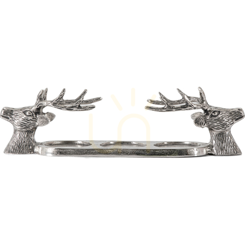 Verifica Suport lumânări cerb aluminiu Gallery Direct 42x10,5x11 cm 5059413757853