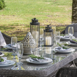 Pahare de vin Gallery Direct Orkin sticlă martelată transparentă 19 cm set 4 small 1