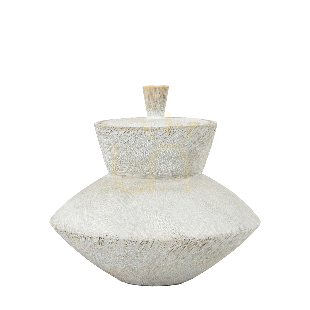 Verifica Borcan decorativ Gallery Direct Akari Scratch Pebble gresie 26x24 cm 5059413869051 Borcan decorativ Gallery Direct Akari Scratch Pebble gresie 26x24 cm 5059413869051