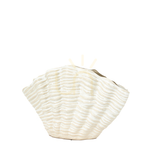 Vază scoică Gallery Direct albă din gresie 23,5x10x15,5 cm 5059413869006 1 Vază scoică Gallery Direct albă din gresie 23,5x10x15,5 cm 5059413869006 small 1