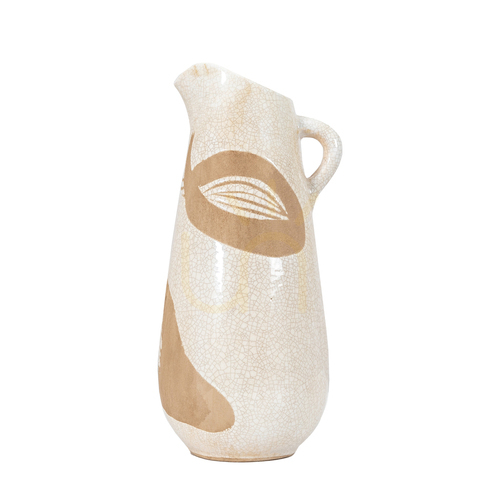Verifica Ulcior decorativ Gallery Direct Goya Reactive din gresie alb maro 37 cm 5059413868986
