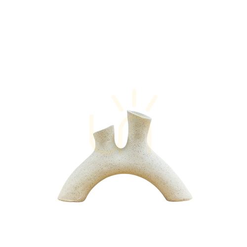 Verifica Vază ceramică mică albă Gallery Direct Jago 29 × 6 × 20 cm