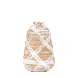 Vază decorativă Gallery Direct Tarka mare din gresie maro/alb 26,5 cm 5059413869037 1 Vază decorativă Gallery Direct Tarka mare din gresie maro/alb 26,5 cm 5059413869037 small 1