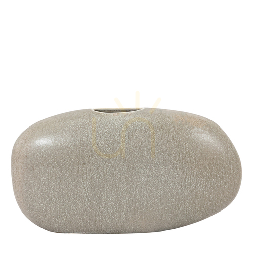 Verifica Vază decorativă Gallery Direct Yui Pebble mică din gresie 34x19 cm 5059413869075