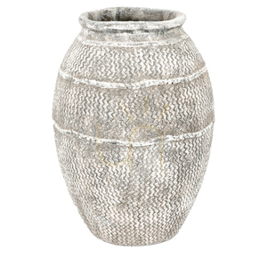 Vază decorativă Gallery Direct Zante mare gri antic ciment 36x36x49 cm 0 Vază decorativă Gallery Direct Zante mare gri antic ciment 36x36x49 cm small 0