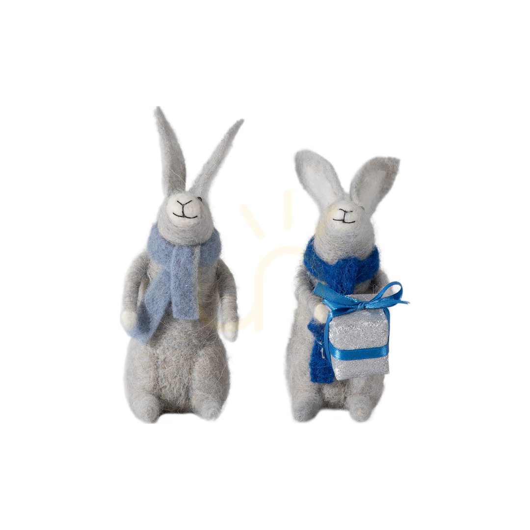 Verifica Decorațiune brad iepuri set 2 gri Gallery Direct Gifting Hares 5059413755071 Decorațiune brad iepuri set 2 gri Gallery Direct Gifting Hares 5059413755071
