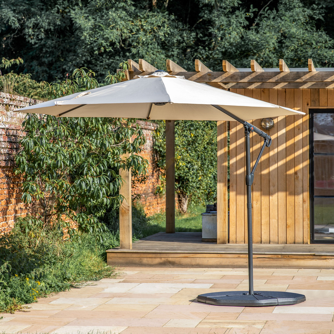 Vedere Bază pentru umbrelă de grădină Gallery Direct Vazzano compatibilă 3 m crem Bază pentru umbrelă de grădină Gallery Direct Vazzano compatibilă 3 m crem