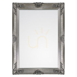 Oglindă dreptunghiulară Gallery Direct Abbey Silver baroc argintie 109,5x79 cm small 0