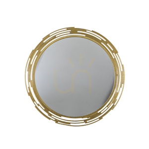 Oglindă rotundă aurie Gallery Direct Cristo 80x80 cm 5059413703577 small 0
