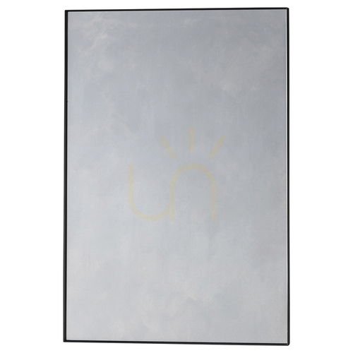 Verifica Oglindă Gallery Direct Hurston neagră cu ramă metalică, 60 × 90 cm