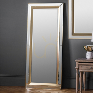 Oglindă de podea Gallery Direct Phantom aurie 69x158 cm small 1