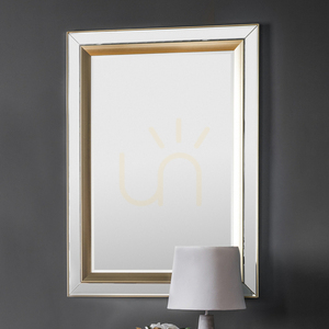 Oglindă dreptunghiulară Gallery Direct Phantom aurie 79x109,5 cm 5055999228572 small 1