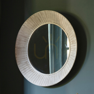 Oglindă rotundă Gallery Direct Ramlia 81 cm cremă antichizată 5056315932227 1 Oglindă rotundă Gallery Direct Ramlia 81 cm cremă antichizată 5056315932227 small 1