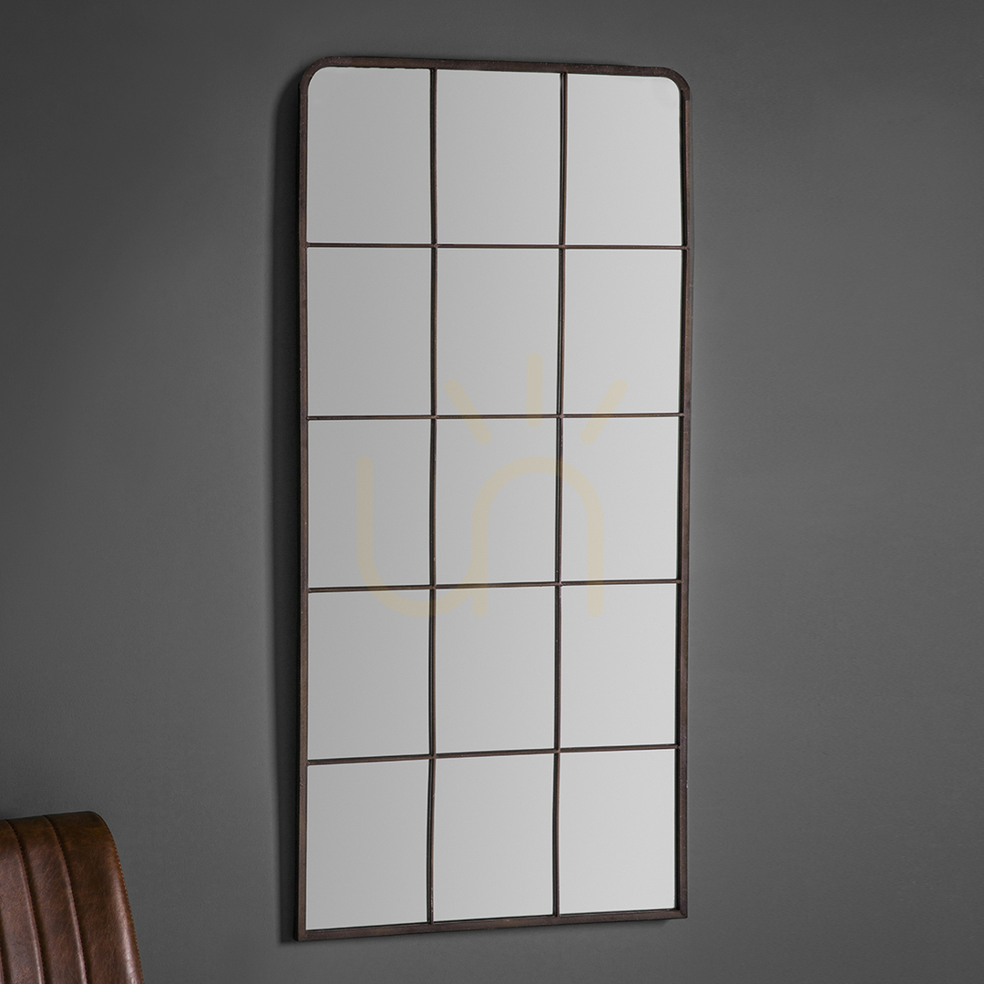 Vedere Oglindă Gallery Direct Rochester negru 127x61 cm metal/sticlă 5055299484241 Oglindă Gallery Direct Rochester negru 127x61 cm metal/sticlă 5055299484241