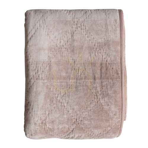 Verifica Cuvertură pat Gallery Direct catifea bumbac roșie matlasată 240x260 cm 5059413137785