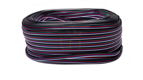 Verifica Cablu RGBW cu cinci conductori pentru benzi LED 5 × 0,35 mm²
