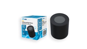 LUNA corp de iluminat montat la suprafață rotund fix negru small 0