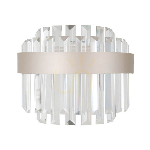 Verifica Lampă de perete Italux Horna LED alamă cristal WL-34386-1-CH-CL
