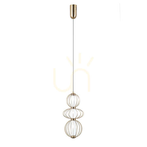 Verifica Pendul Italux Rabel LED 3x10W aur 3000K 18 cm PND-344221-3V-HBR
