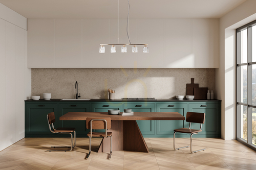 Verifica Lampă suspendată Italux SIMONA PND-40814-5-HBR aurie 5xE14 sticlă cristal 85 cm