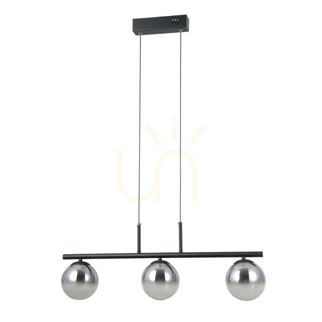 Verifica Lampă suspendată Italux Velada LED neagră 3 becuri PND-34381-3-BK Lampă suspendată Italux Velada LED neagră 3 becuri PND-34381-3-BK