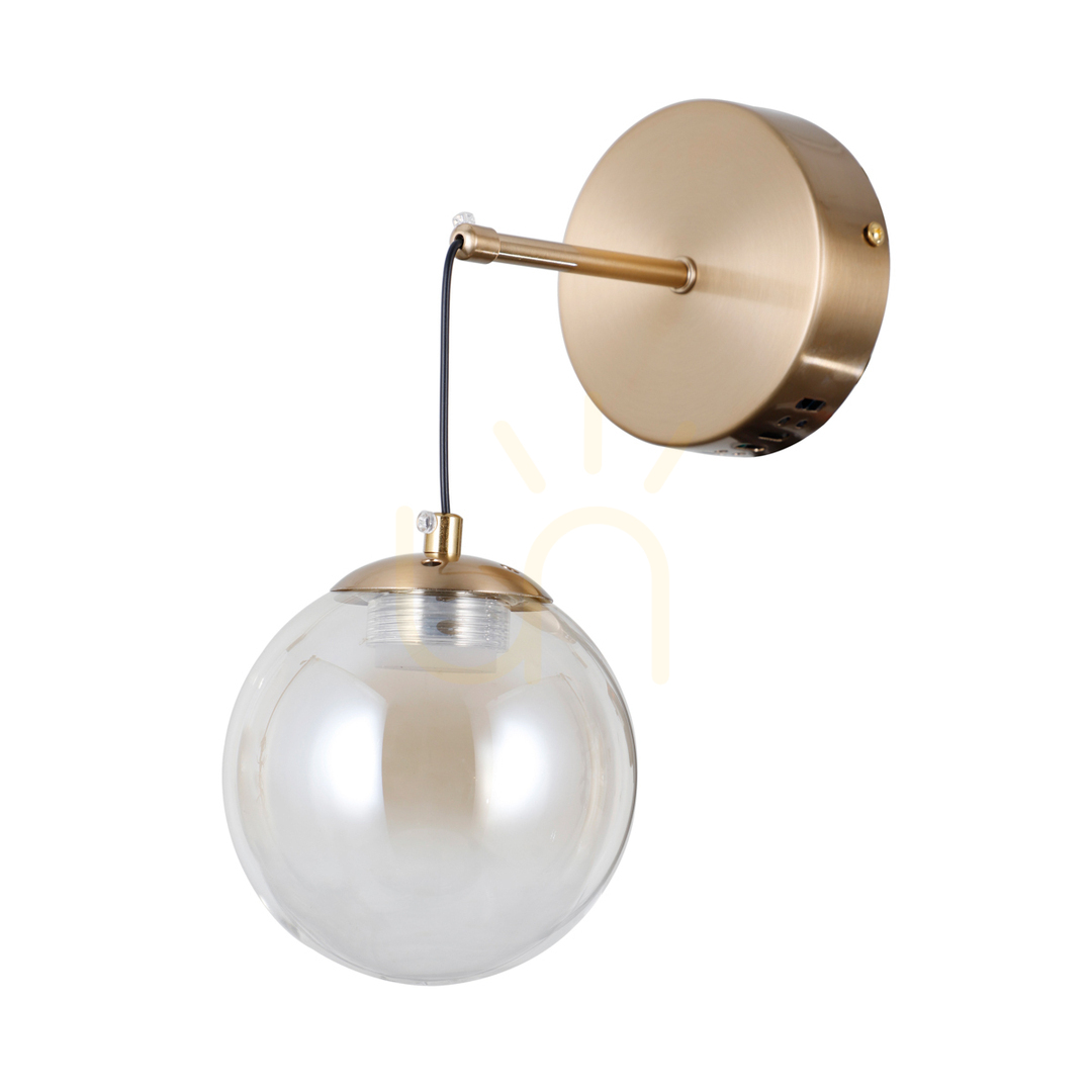 Verifica Lumini de perete Italux Velada LED aurie sticlă 5W WL-34381-1-HBR Lumini de perete Italux Velada LED aurie sticlă 5W WL-34381-1-HBR
