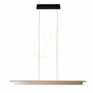 Lampa suspendată Max Light JO-JO P0596 negru auriu LED 40W metal dimabilă small 0