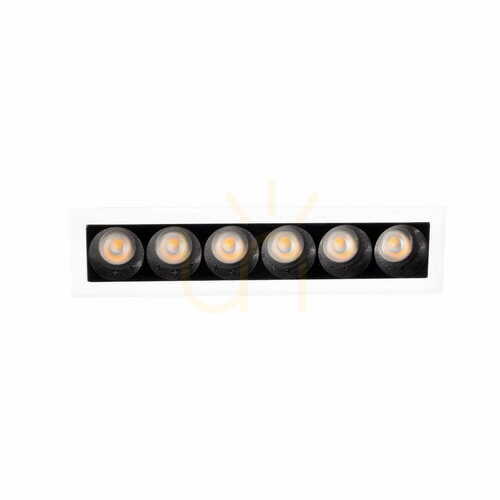 Verifica Spot încastrat LED Max Light X-Line H0136 alb-negru 8W 3000K 12,5 cm