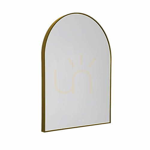 Verifica Oglindă iluminată semicerc Max Light Mirror W0386 90x70 cm aurie dimabilă