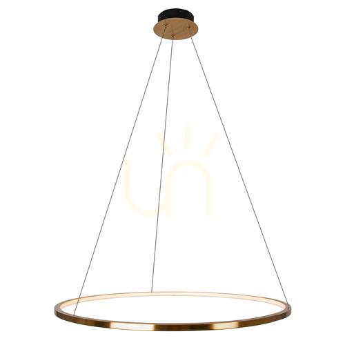 Verifica Lampă suspendată Max Light QUEEN P0494 LED 23W 70 cm aur periat