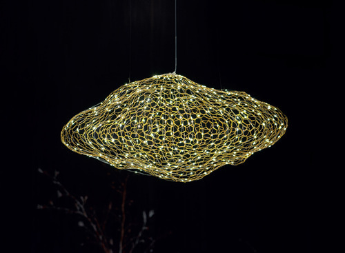 Verifica Lampă suspendată Max Light Stardust P0432D aurie 7x14W LED 95 cm