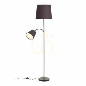 Bază de lampadar Rendl PAMPA R14498 neagră, braț pentru citit, 2×E27 small 5