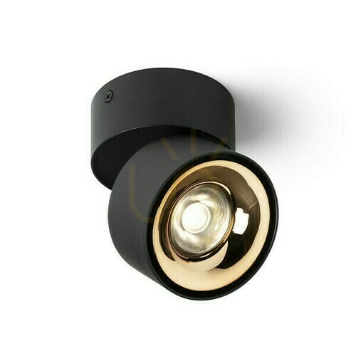 Verifica Downlight Albano Montat la suprafață Negru / Aur 230 V Led 5 W 3000 K
