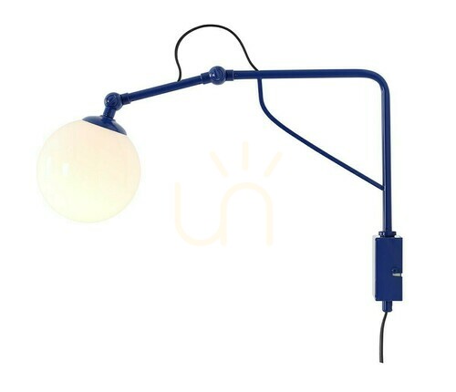 Verifica Lampă de perete Aldex Soho Glass Small Cobalt 1x10W 1105C25_M