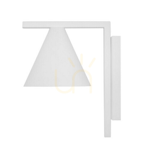 Verifica Lampă de perete Aldex Form alb metal 16 cm 1108C