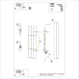 Lampă de perete FREYA 60 ocru roșu small 7