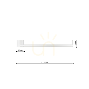 Plafond RIO 110 bej LED 3000K small 8