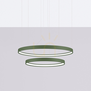 RIO 2 55/78 verde măslin LED 4000K candelabru small 1