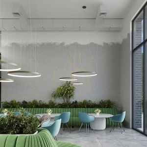 RIO 2 55/78 verde măslin LED 4000K candelabru small 11
