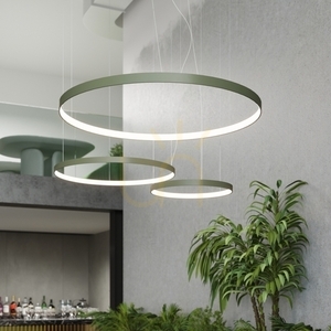 RIO 2 55/78 verde măslin LED 4000K candelabru small 13