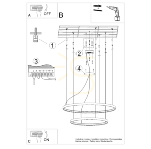 RIO 2 55/78 verde măslin LED 4000K candelabru small 9