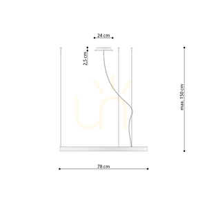 RIO 78 roșu ocru LED 3000K candelabru small 7