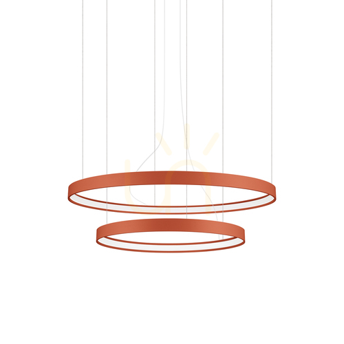 Verifica RIO 2 55/78 roșu ocru LED 4000K candelabru